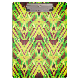 Carpeta De Pinza Patrón verde y marrón