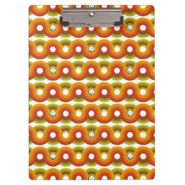 Carpeta De Pinza Patrón Vintage Retro Sonriente No. 02