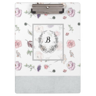 Carpeta De Pinza Patrones modernos y elegantes de monograma girator