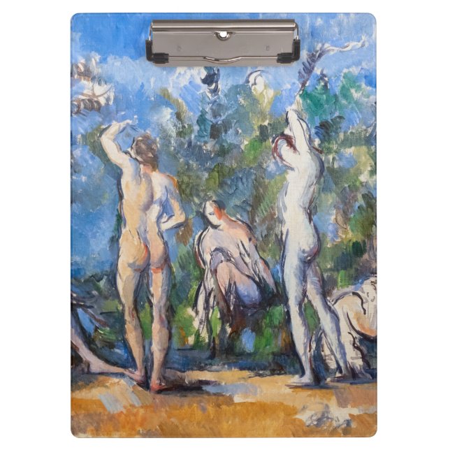 Carpeta De Pinza Paul Cezanne - Cinco Bathers (Anverso)