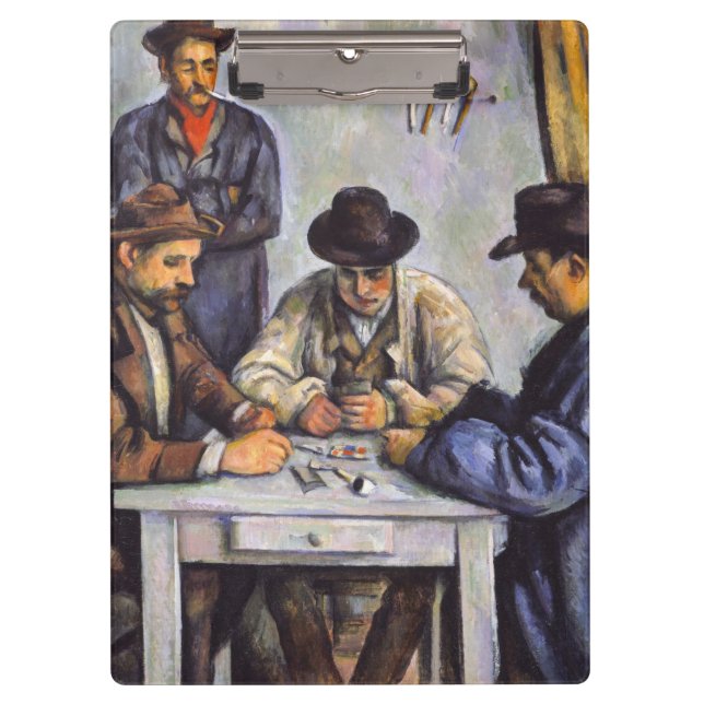Carpeta De Pinza Paul Cezanne - Los jugadores de cartas (Anverso)