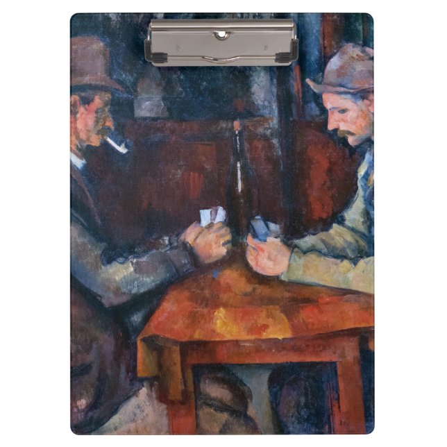 Carpeta De Pinza Paul Cezanne - Los jugadores de cartas (Anverso)