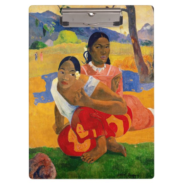 Carpeta De Pinza Paul Gauguin - ¿Cuándo Te Casarás? (Anverso)