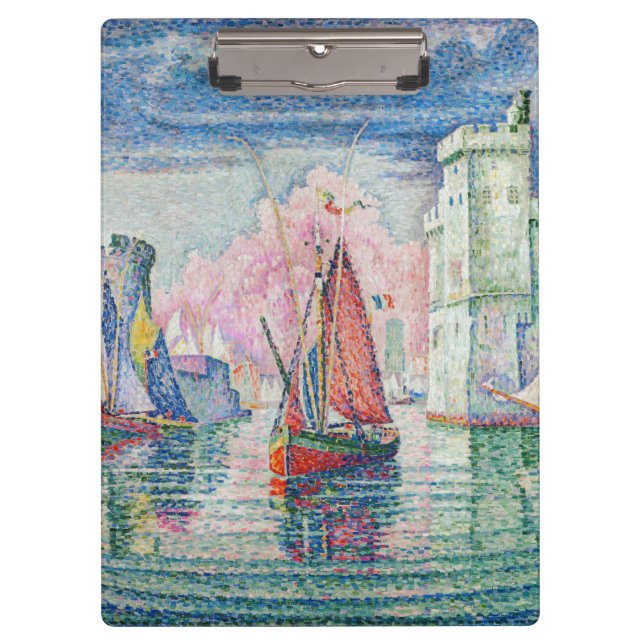 Carpeta De Pinza Paul Signac - Entrada al puerto de La Rochelle (Anverso)