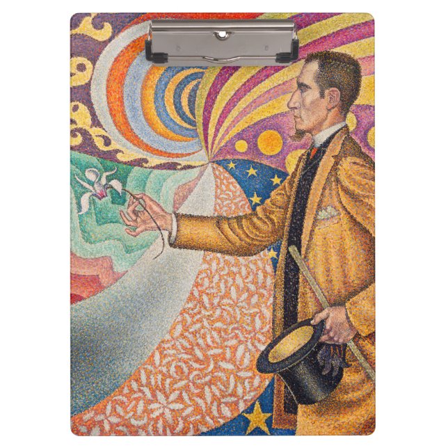 Carpeta De Pinza Paul Signac - Retrato de M Felix Feneon, Opus 217 (Anverso)