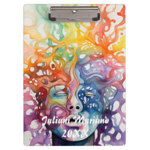 Carpeta De Pinza Paz Por favor Nombre personalizado
