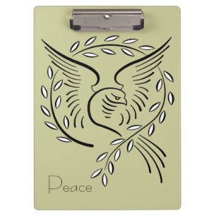 Carpeta De Pinza Peace Dove