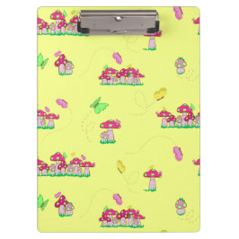 Carpeta De Pinza Peace Love Mushrooms