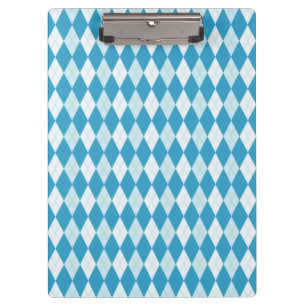 Carpeta De Pinza Peacock Azul Argyle Pequeño Forma de Diamante