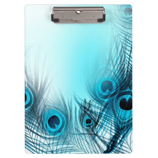 Carpeta De Pinza Peacock Feathers (Anverso)