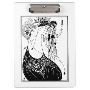 Carpeta De Pinza Peacock Skirt Beardsley Art Nouveau