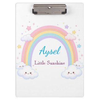 Carpeta De Pinza Pegatina de niños lindos arcoíris 🌈