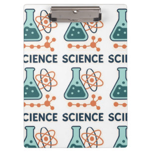 Carpeta De Pinza Pegatina del sujeto científico - Matraz, Moléculas