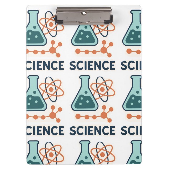 Carpeta De Pinza Pegatina del sujeto científico - Matraz, Moléculas (Anverso)