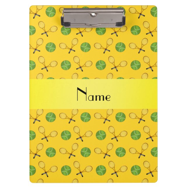 Carpeta De Pinza Pelotas de tenis amarillas conocidas (Anverso)