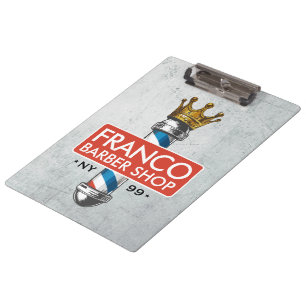 Carpeta De Pinza Peluquería de peluquería Salón de pelo del Rey Cor