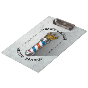 Carpeta De Pinza Peluquería de peluquería Salón de pelo del Rey Cor