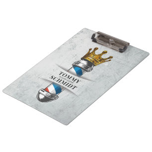 Carpeta De Pinza Peluquería de peluquería Salón de pelo del Rey Cor