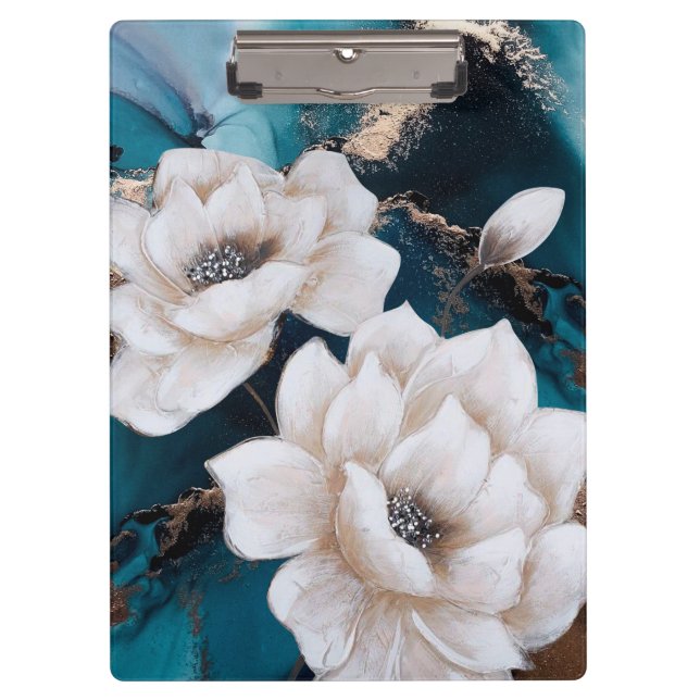 Carpeta De Pinza Peonies (Anverso)