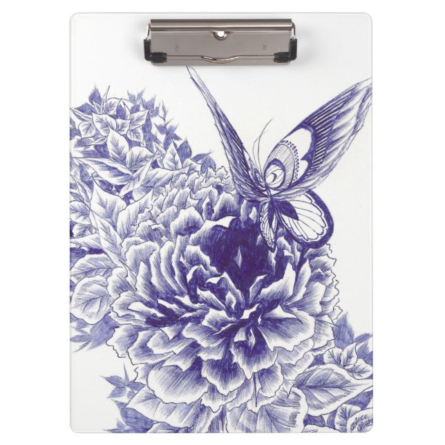 Carpeta De Pinza "Peony del beso de la mariposa" (Anverso)
