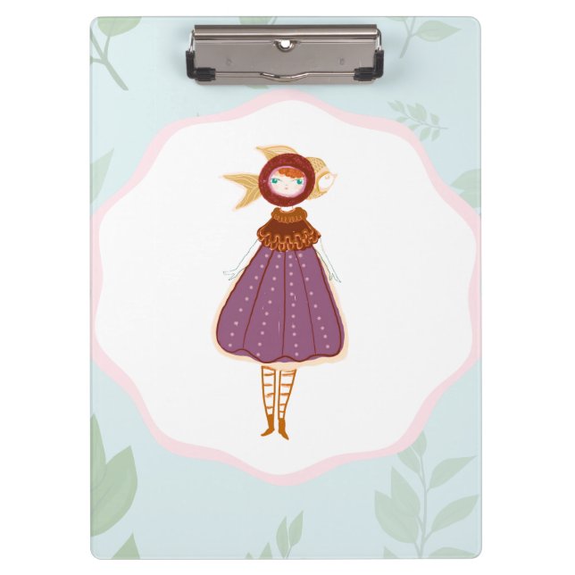 Carpeta De Pinza Pequeña pez  (Anverso)