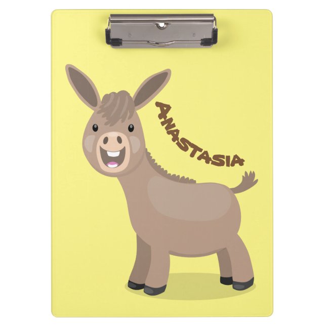 Carpeta De Pinza Pequeño y feliz ilustracion de personalizado de bu (Anverso)