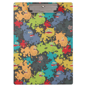 Carpeta De Pinza Pequeños monstruos graciosos