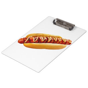 Carpeta De Pinza Perro caliente de SlipperyJoe's con vibra de BBQ d