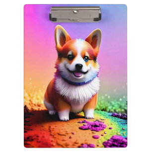 Carpeta De Pinza Perro Corgi De Cachorro Cúpido-36475