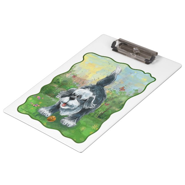 Carpeta De Pinza Perro de oveja agobiante (Angular)