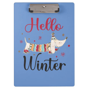 Carpeta De Pinza Perro de patinaje sobre hielo