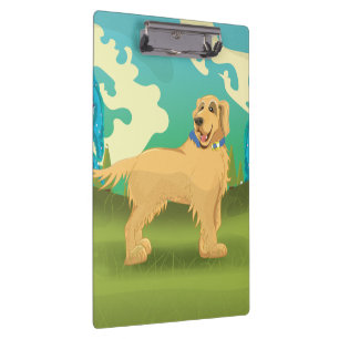 Carpeta De Pinza Perro mascota en el parque