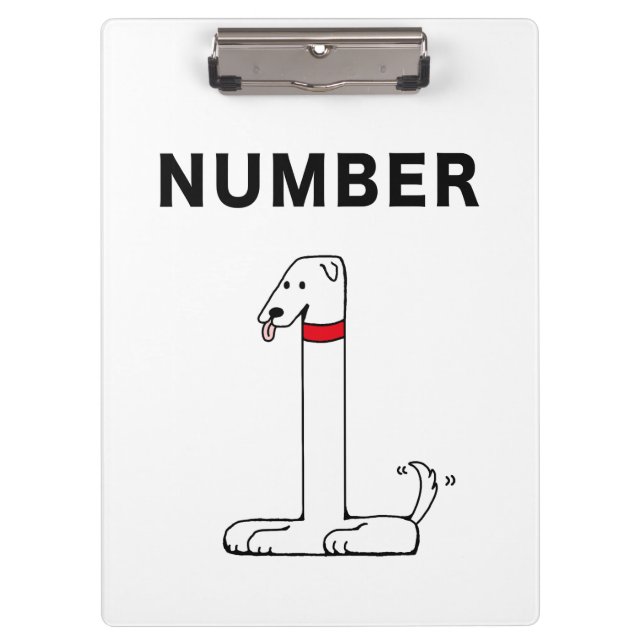 Carpeta De Pinza Perro número uno (Anverso)