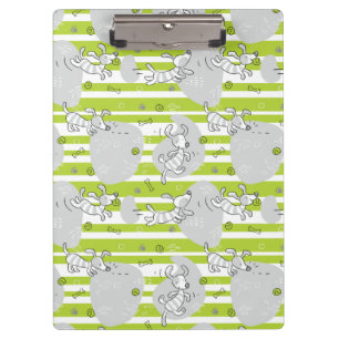 Carpeta De Pinza perro que juega el fondo del modelo