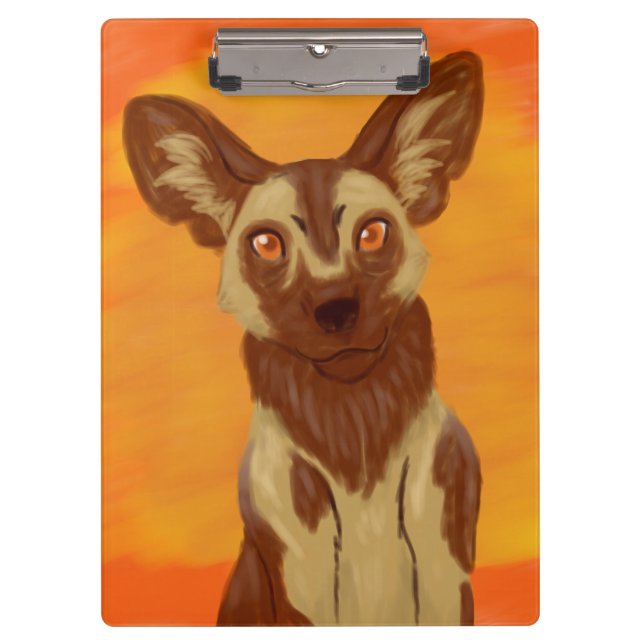 Carpeta De Pinza Perro salvaje africano (Anverso)
