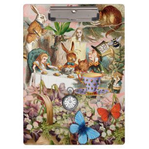 Carpeta De Pinza Personajes de Alice in Wonderland tea fiesta