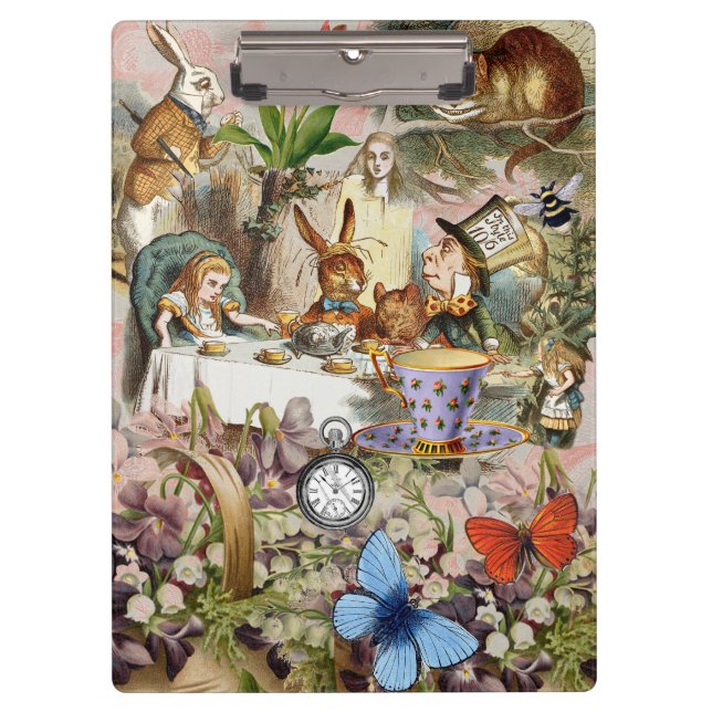 Carpeta De Pinza Personajes de Alice in Wonderland tea fiesta (Anverso)