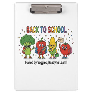 Carpeta De Pinza Personajes de Verduras Divertidos para el Regreso