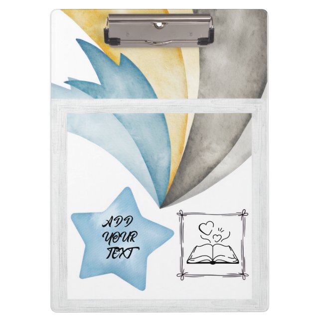 Carpeta De Pinza Personal Clipboard – Organize Your Notes in Style (Anverso)