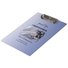 Carpeta De Pinza Personalice, niño, primera comunión azul