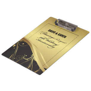 Carpeta De Pinza Personaliza, 50º Aniversario de Boda Religioso