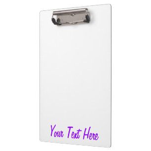 Carpeta De Pinza Personalizable de color de énfasis violento púrp