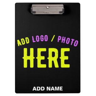 CARPETA DE PINZA PERSONALIZABLE MODERNO ESTILO NEGRO VERIFICADO MAR