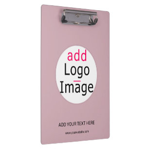 Carpeta De Pinza Personalizable profesional Business Dusty Rosa Hue