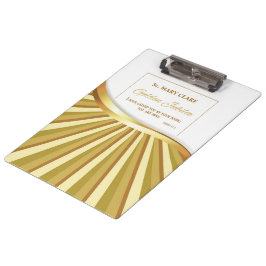 Carpeta De Pinza Personalización, aniversario de oro de la vida rel