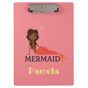 Carpeta De Pinza Personalización del diseño de la sirena