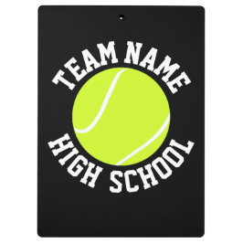 Carpeta De Pinza Personalizado de entrenador de tenis y deportes de