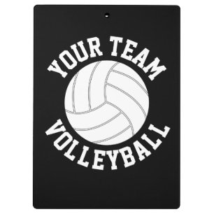 Carpeta De Pinza Personalizado de entrenador de voleibol nombre equ