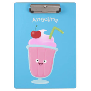 Carpeta De Pinza Personalizado de helados de fresa de fresa