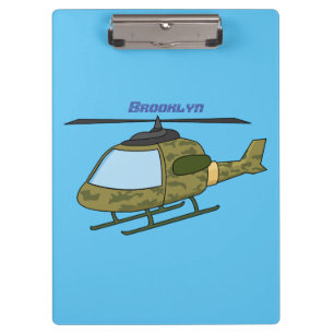 Carpeta De Pinza Personalizado de helicópteros de camoflage del ejé